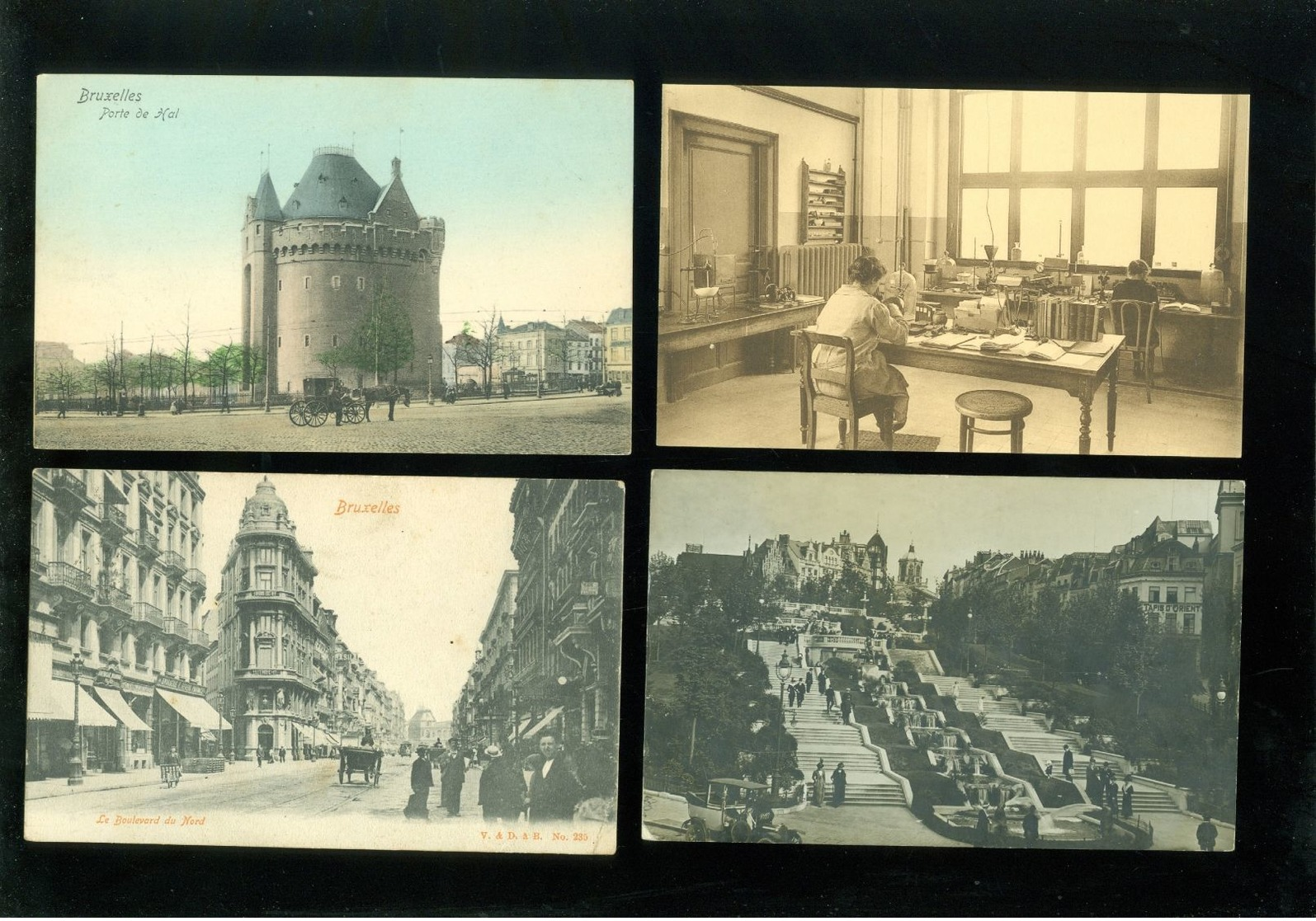 Beau lot de 60 cartes postales de Belgique  Bruxelles      Mooi lot van 60 postkaarten van België Brussel - 60 scans