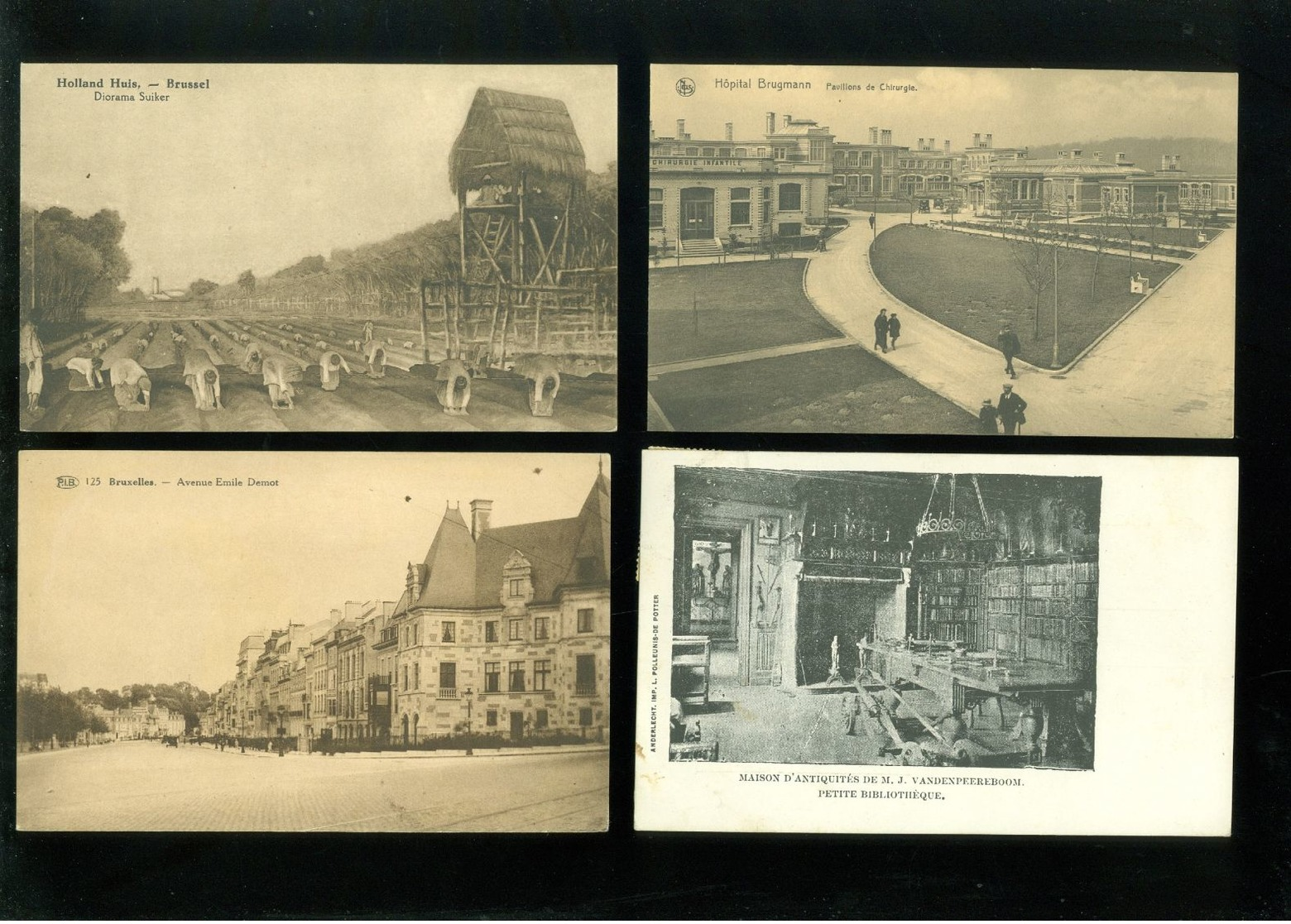 Beau lot de 60 cartes postales de Belgique  Bruxelles      Mooi lot van 60 postkaarten van België Brussel - 60 scans