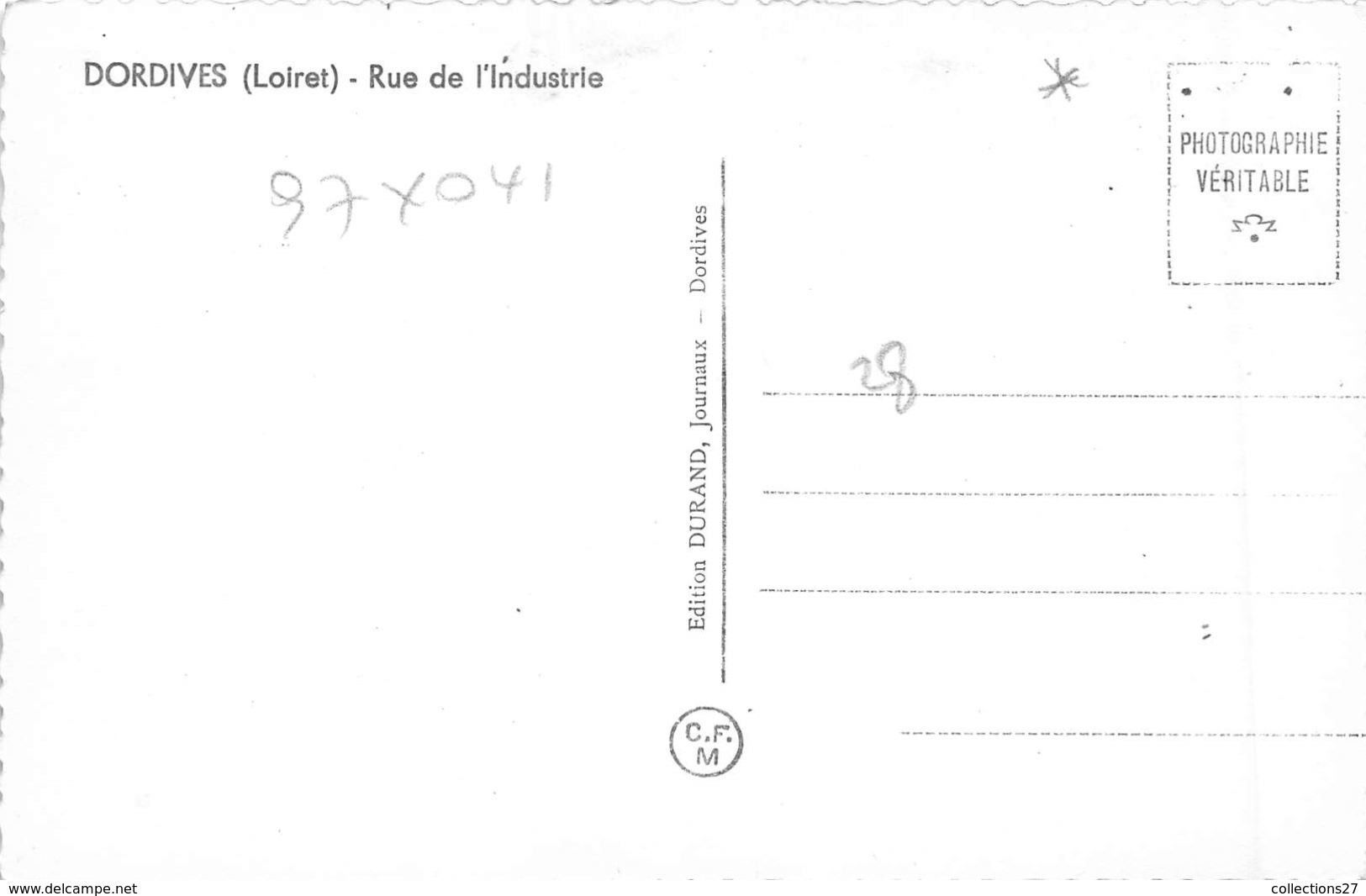 45-DORDIVES- RUE DE L'INDUSTRIE - Dordives