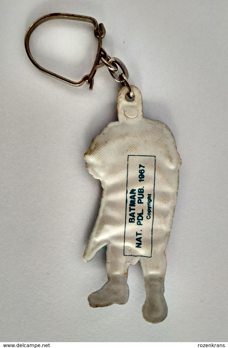 Old 1967 Keychain Sleutelhanger Porte-clé Strip Stripfiguur Cartoon Batman DC Comics Schlüsselanhänger - Porte-clefs