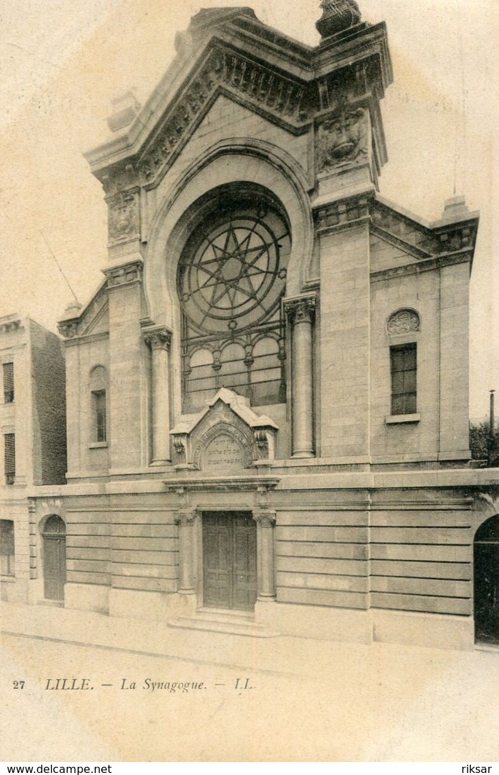 JUDAISME(SYNAGOGUE) LILLE - Judaisme