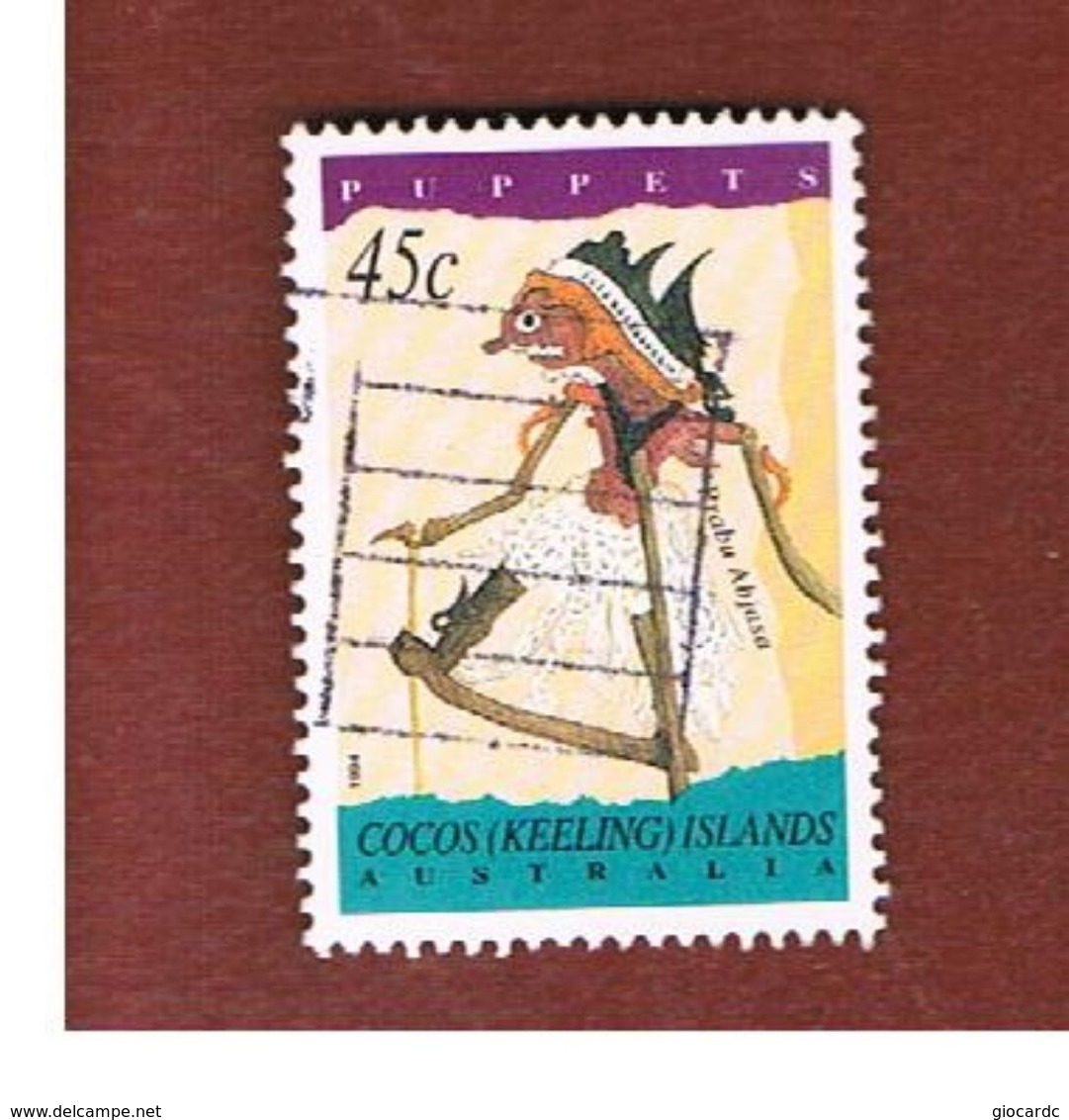 ISOLE COCOS (KEELING ISLANDS) - SG 316 - 1994  SHADOW PUPPETS  - USED° - Isole Cocos (Keeling)