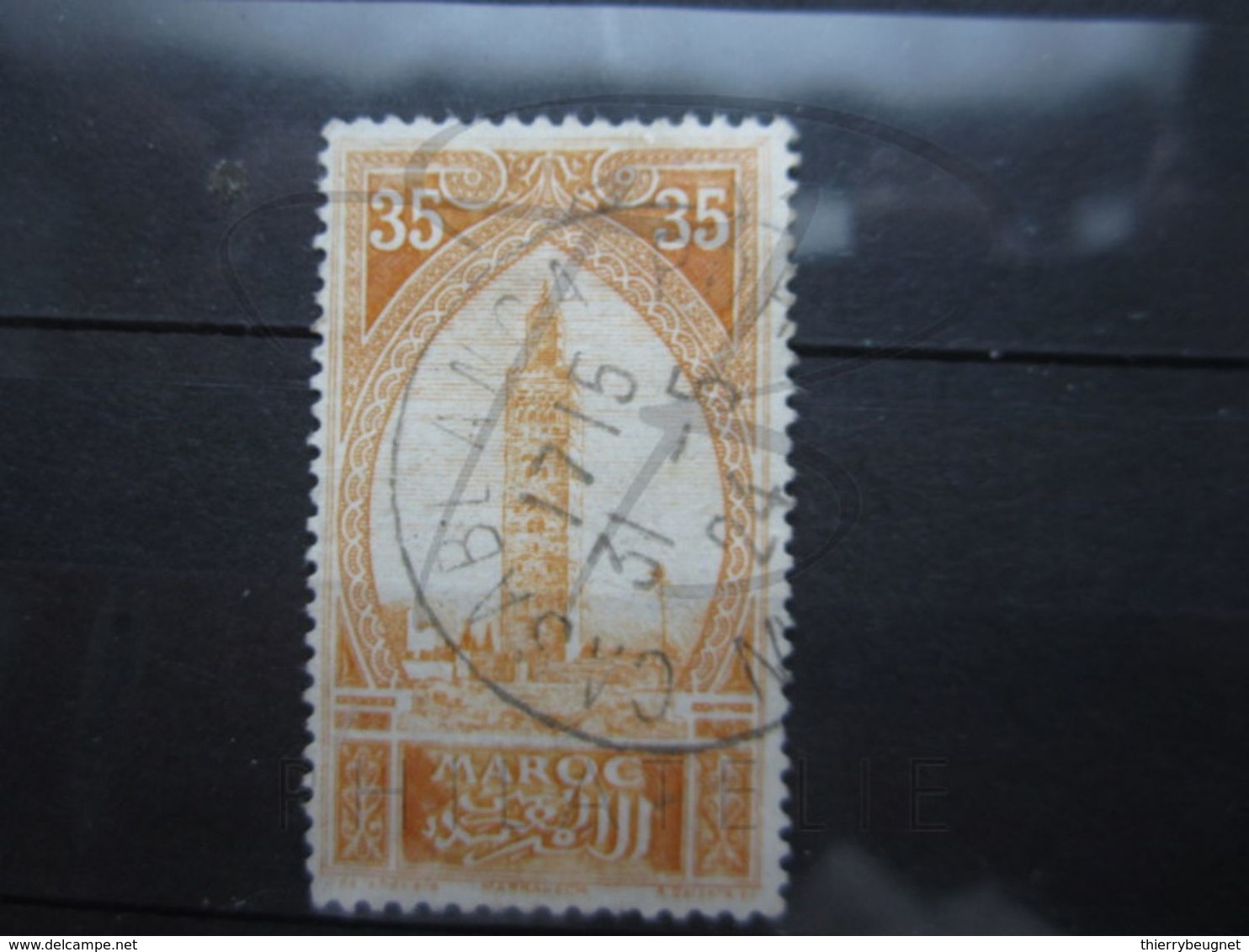 VEND BEAU TIMBRE DU MAROC N° 72 , CACHET " CASABLANCA " !!! - Oblitérés