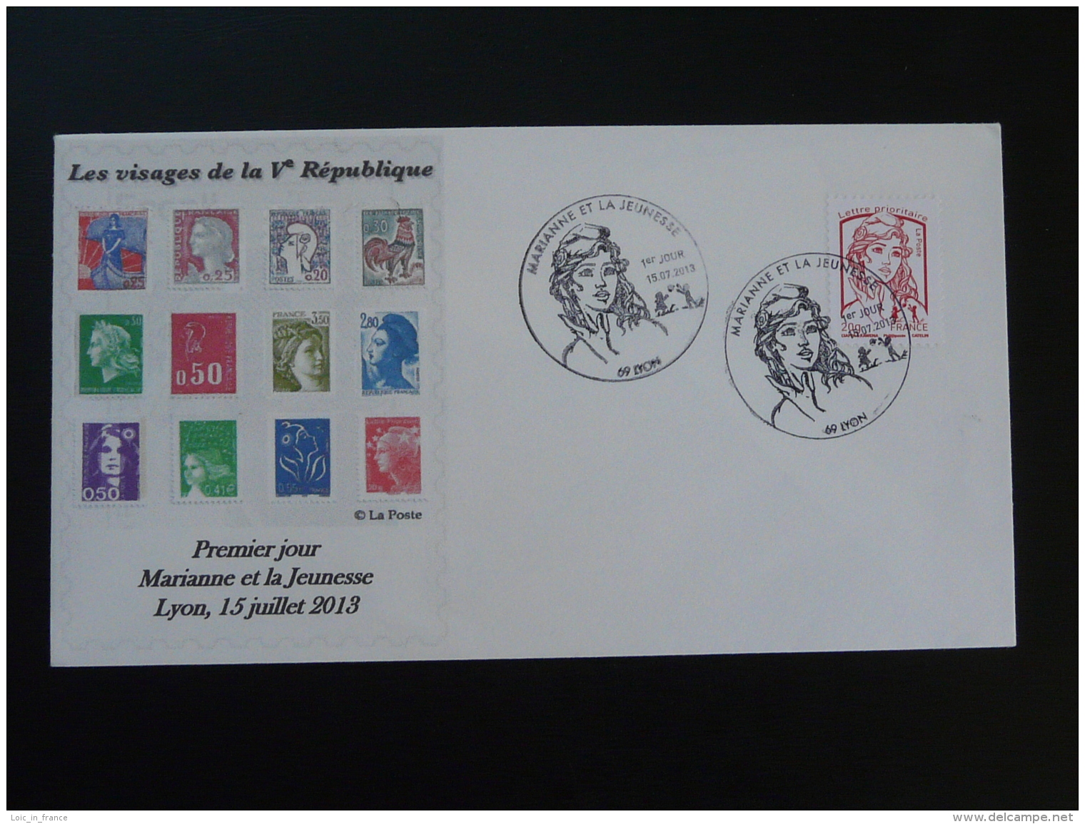 FDC Marianne De Ciappa Lyon 2013 - 2010-2019