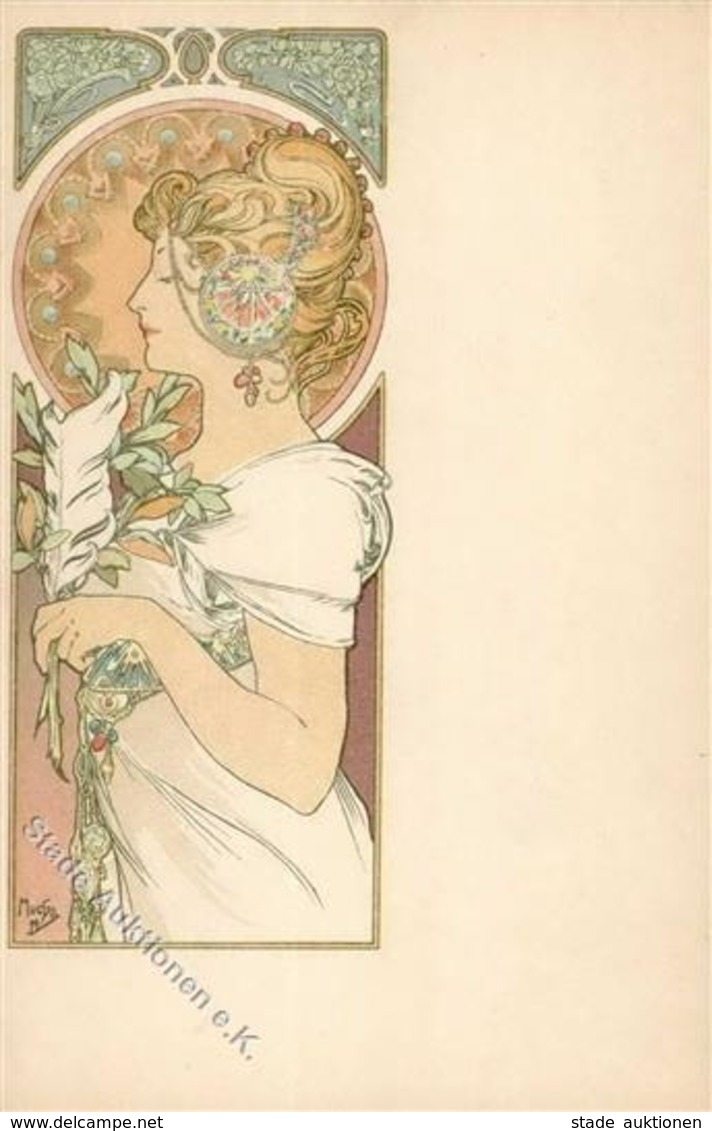 Mucha, Alfons Frau Jugendstil I-II Art Nouveau - Mucha, Alphonse