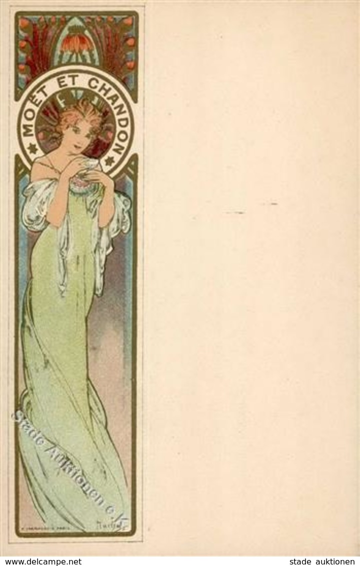 Mucha, Alfons Frau Moet Et Chadon Jugendstil I-II Art Nouveau - Mucha, Alphonse