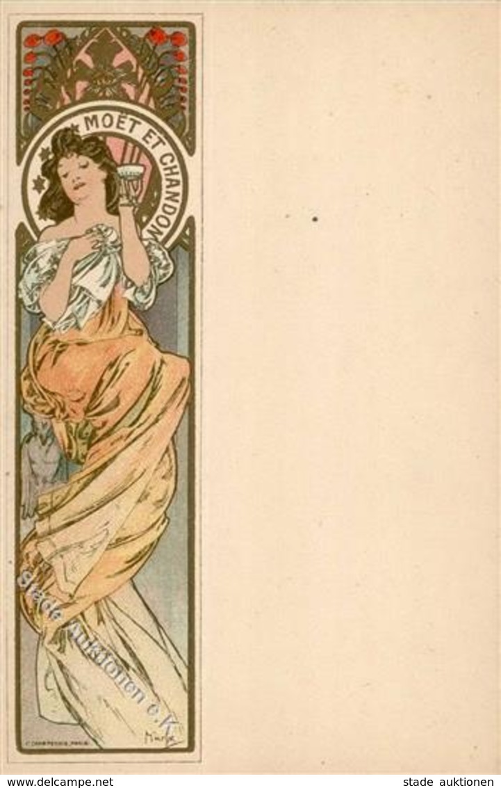 Mucha, Alfons Frau Moet Et Chadon Jugendstil I-II Art Nouveau - Mucha, Alphonse