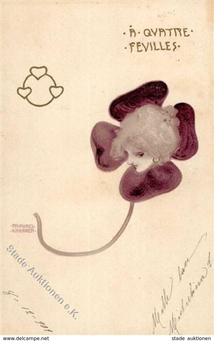 Kirchner, R. A Quatre Fevilles Künstlerkarte I-II - Kirchner, Raphael