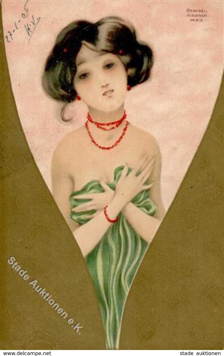 Kirchner, R. Frau  Künstlerkarte 1906 I-II - Kirchner, Raphael