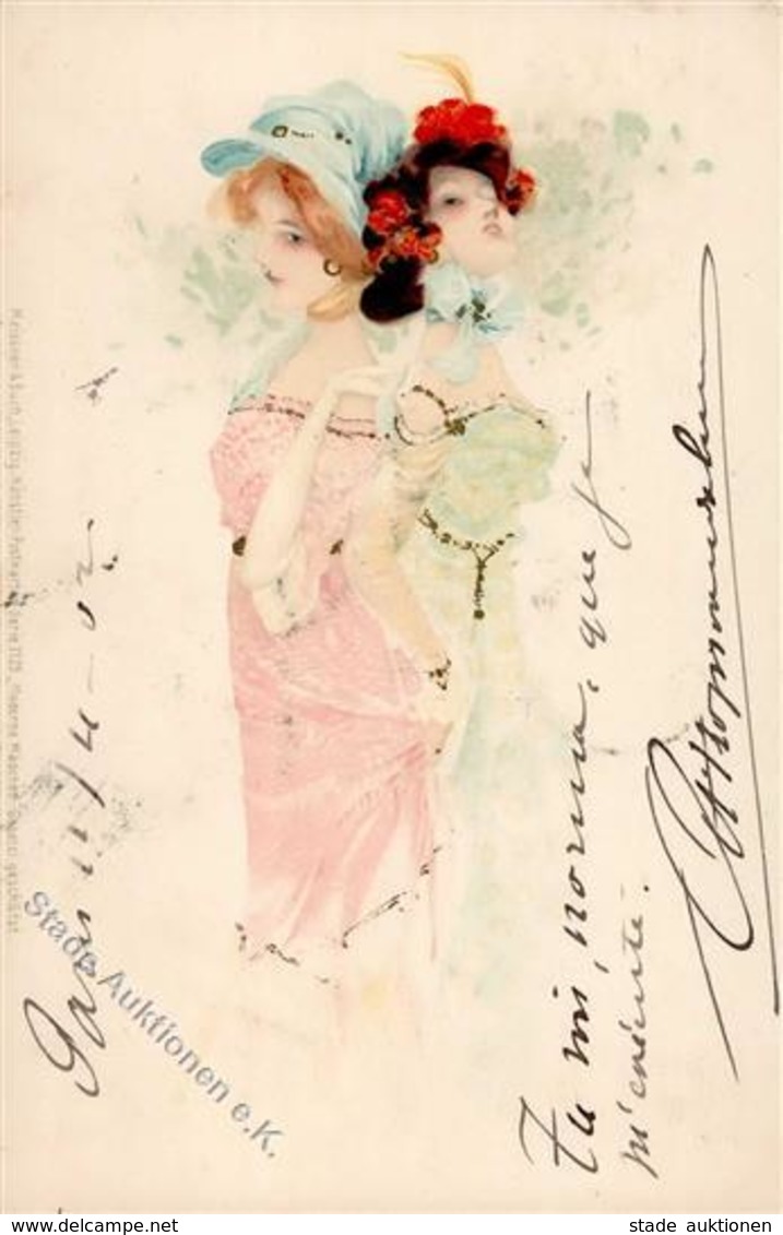 Kirchner, R. Frauen Künstlerkarte 1902 I-II Femmes - Kirchner, Raphael