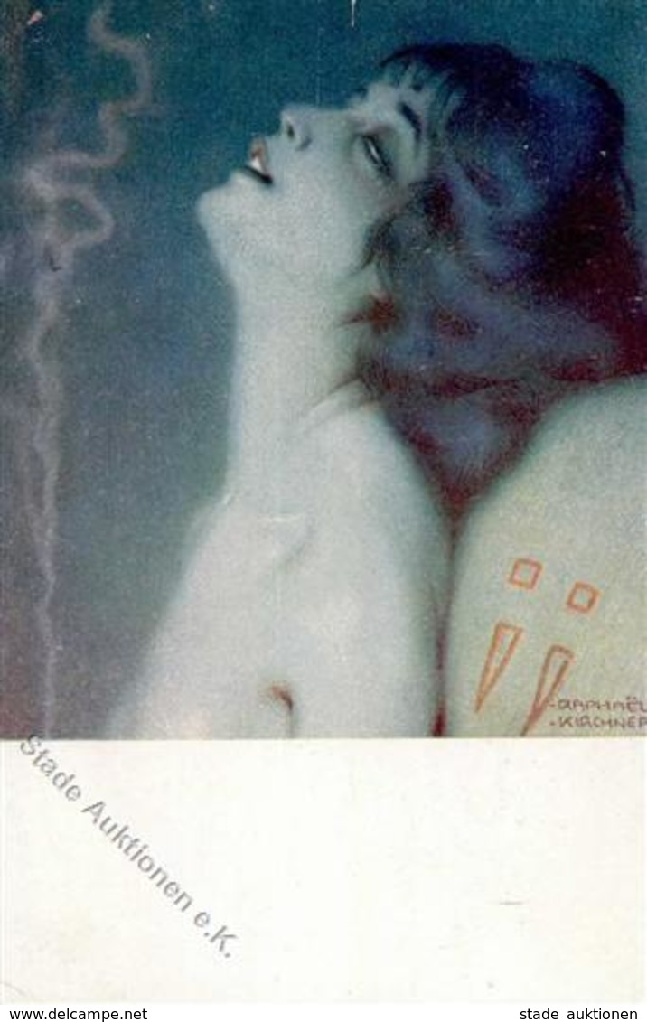Kirchner, R. Lelie Fumeuse D'opium Künstlerkarte I-II - Kirchner, Raphael