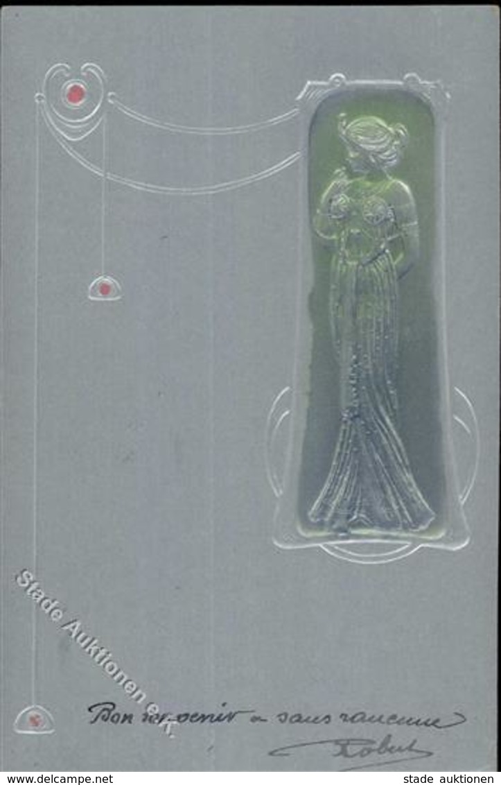 Jugendstil Frauen Prägedruck 1904 I-II Art Nouveau Femmes - Ohne Zuordnung