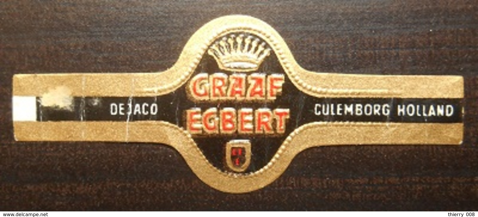 U82 Bague Bagues Cigare Cigares  Dejaco  Graaf Egbert  1 Pièce(s) - Sigarenbandjes