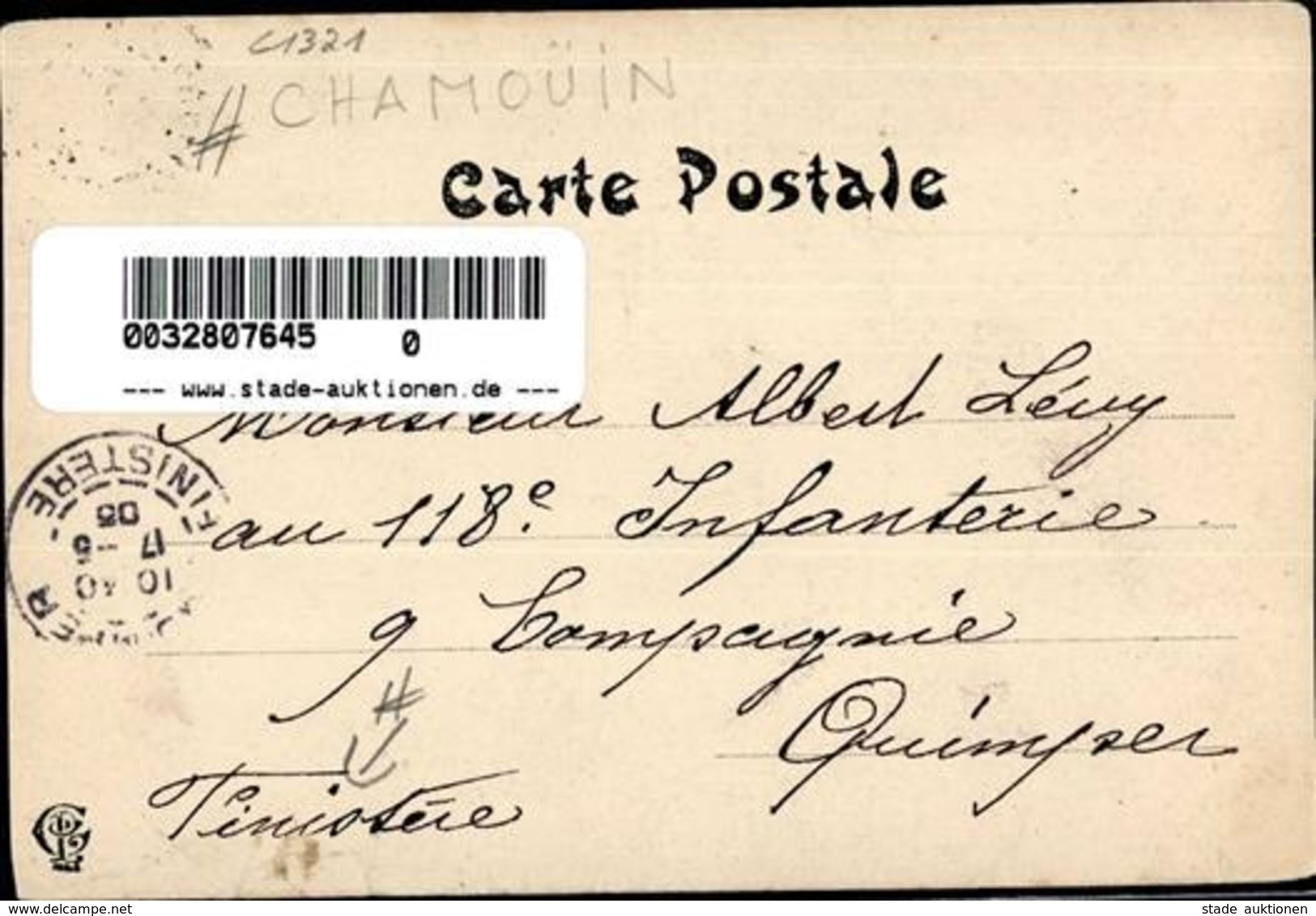 Chamoüin, F. Le Diamant Künstlerkarte 1905 I-II (kleiner Einriss) - Non Classificati