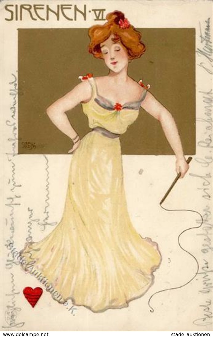 Jozsa, Carl Sirenen VI. Künstlerkarte 1900 I-II - Ohne Zuordnung
