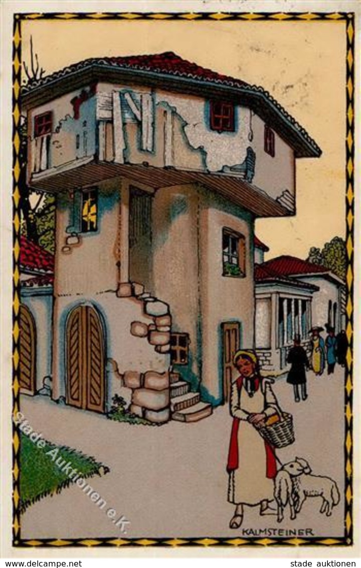 Kalmsteiner, H. Türkisches Haus Adria Ausstellung Künstlerkarte 1913 I-II Expo - Ohne Zuordnung