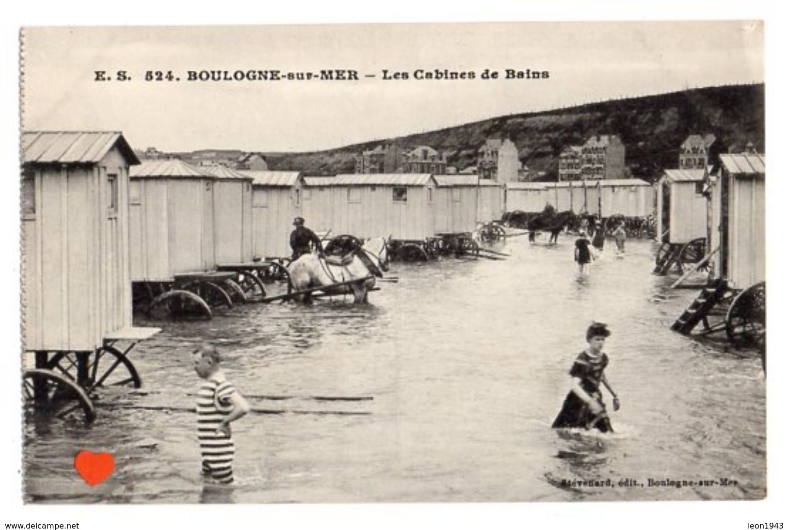 23103-LE-62-BOULOGNE-sur-MER-Les Cabines De Bains---------animée-chevaux - Boulogne Sur Mer