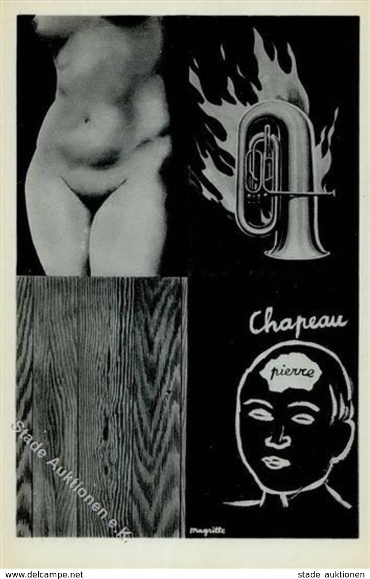 Surrealismus Magritte, Rene The Key To The Riddle Künstlerkarte I-II - Non Classificati