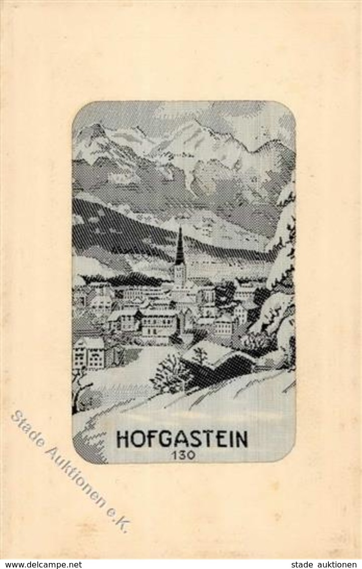 Seide Gewebt Hofgastein Österreich I-II Soie - Non Classificati