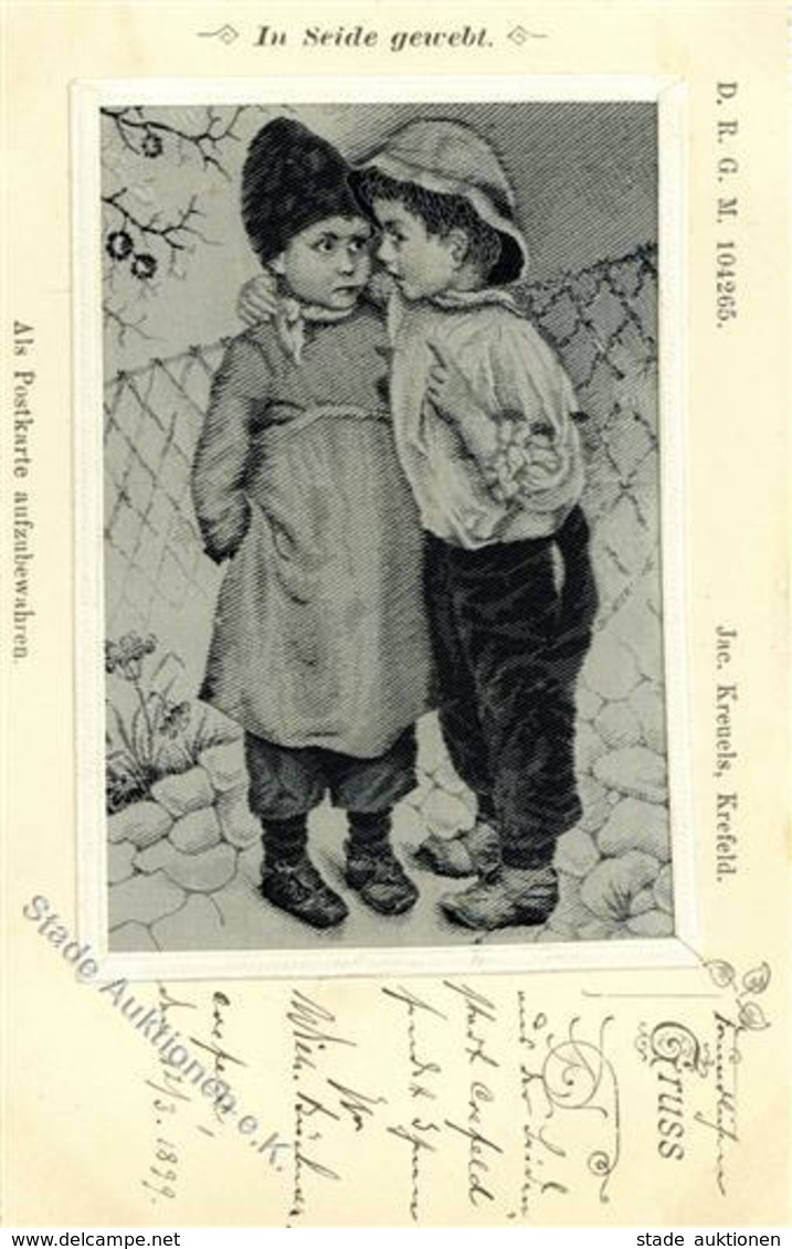 Seide Gewebt Kinder 1899 I-II Soie - Non Classificati