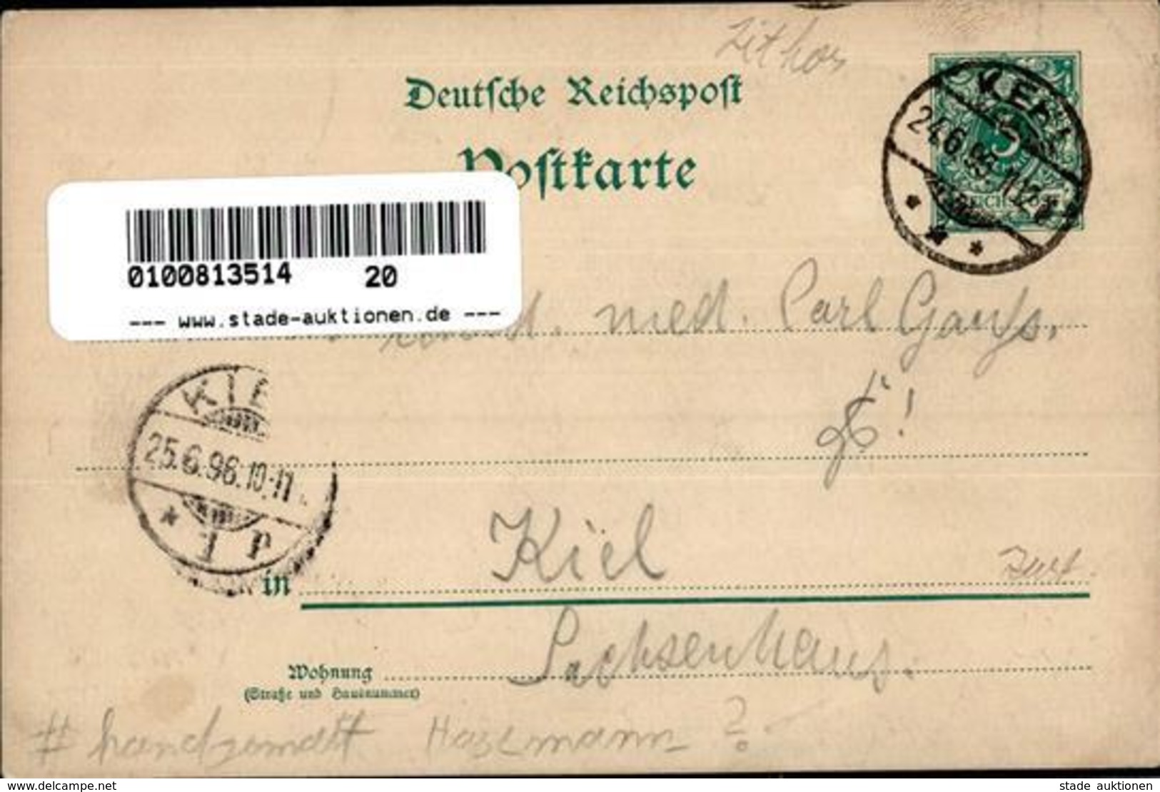 Handgemalt Kehl (7640) Schwarzwaldhaus Sing. C. A. Künstlerkarte 1895 I-II Peint à La Main - Ohne Zuordnung