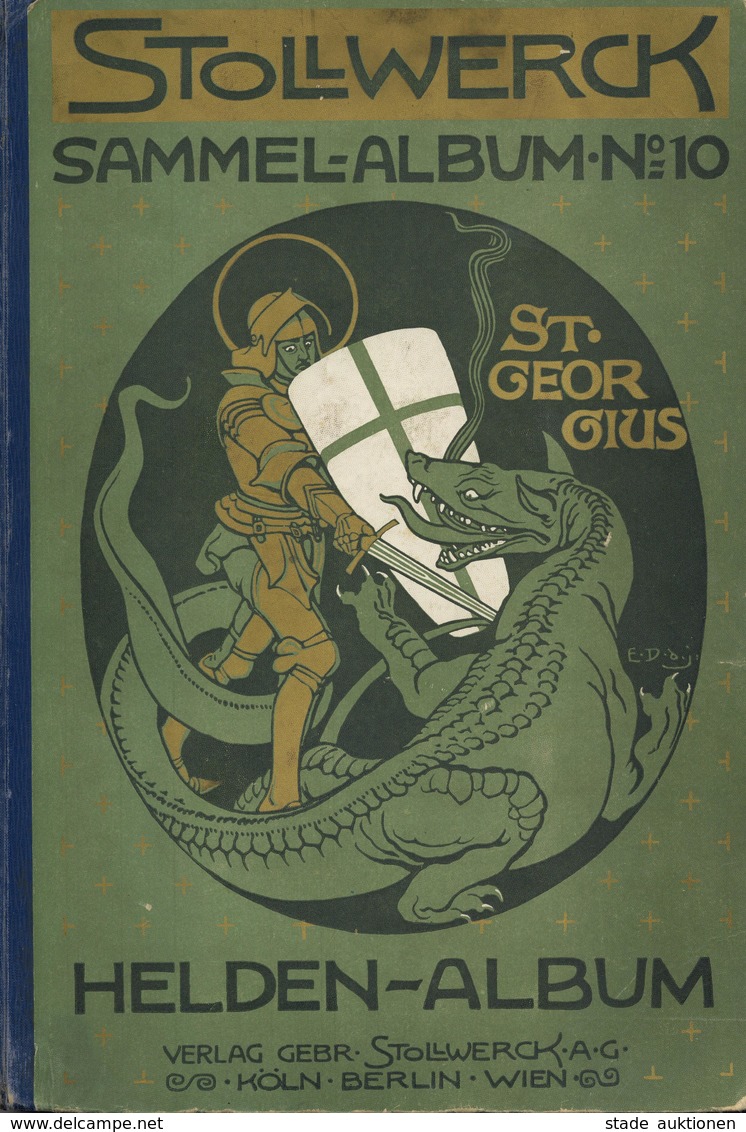 Sammelbild-Album St. Georgius Helden Album 1907/8 Stollwerk AG II - Non Classificati