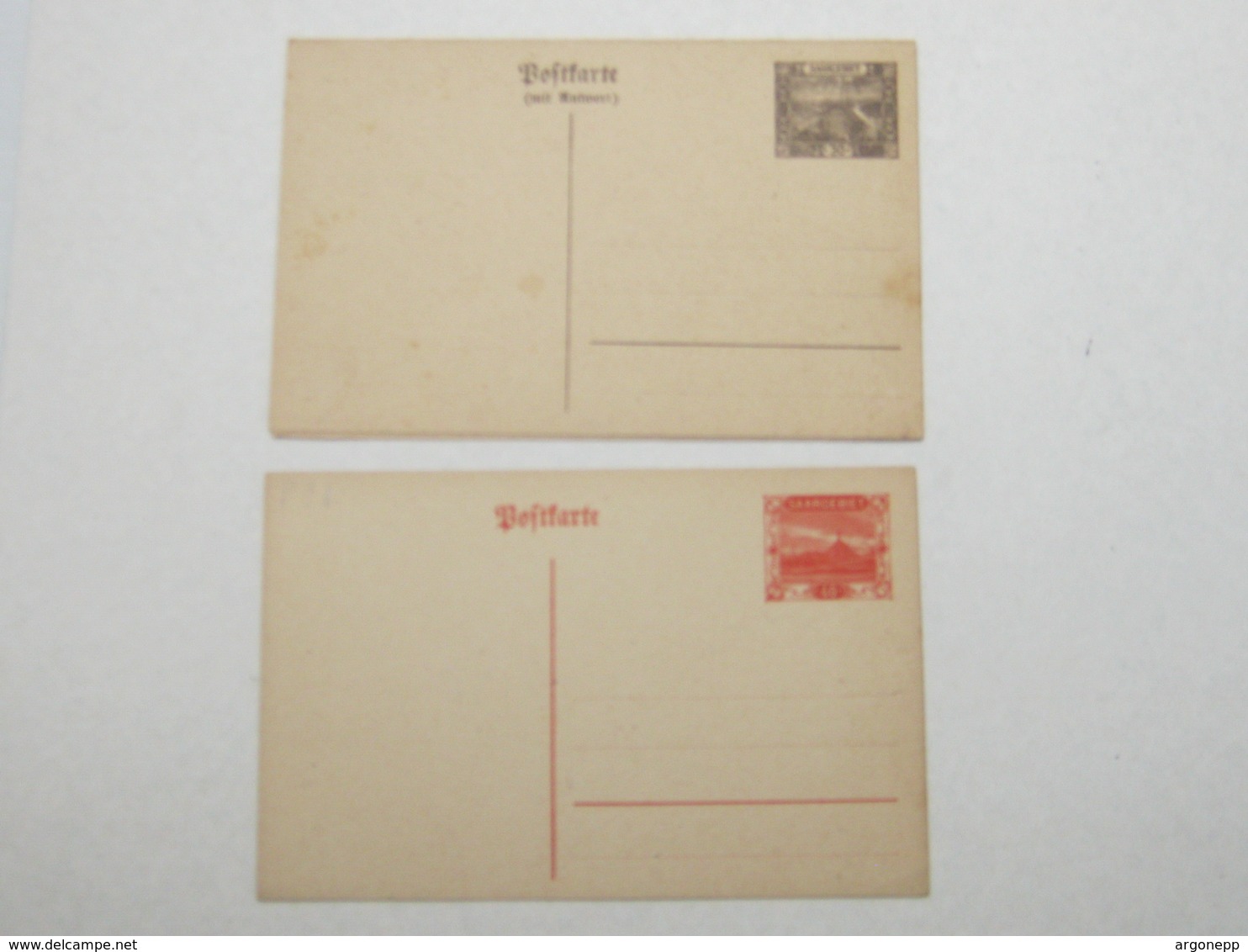 2 Ganzsachen Ungebraucht , 1 Mal Doppelkarte - Postal Stationery