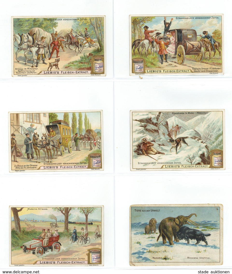 Liebig Und Andere Kaufmannbilder Partie Mit Circa 290 Stück I-II - Werbepostkarten
