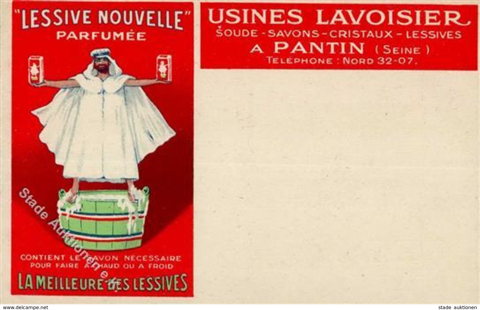 Werbung Kosmetik Pantin (93500) Frankreich Lessive Nouvelle  Werbe AK I-II Publicite - Pubblicitari