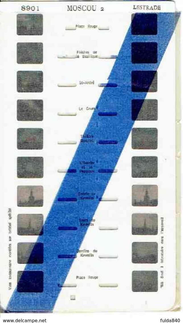 STEREOCARTE LESTRADE. 10 Vues Kodachrome - MOSCOU. 2.   1950/58. - Diapositives