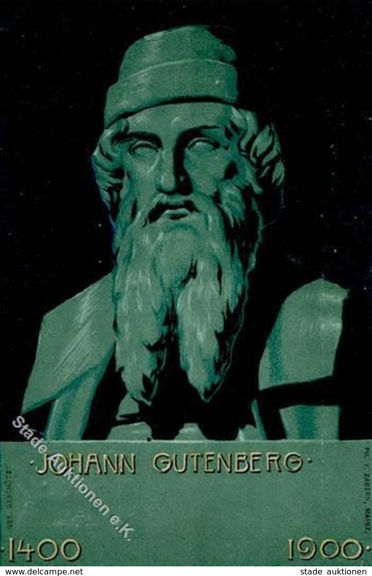 Gutenberg Mainz (6500) 1900 I-II - Sonstige & Ohne Zuordnung