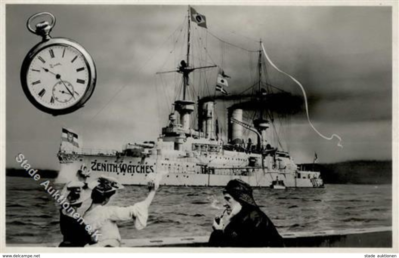 Uhr Zenith Kreuzer Foto AK I-II - Sonstige & Ohne Zuordnung