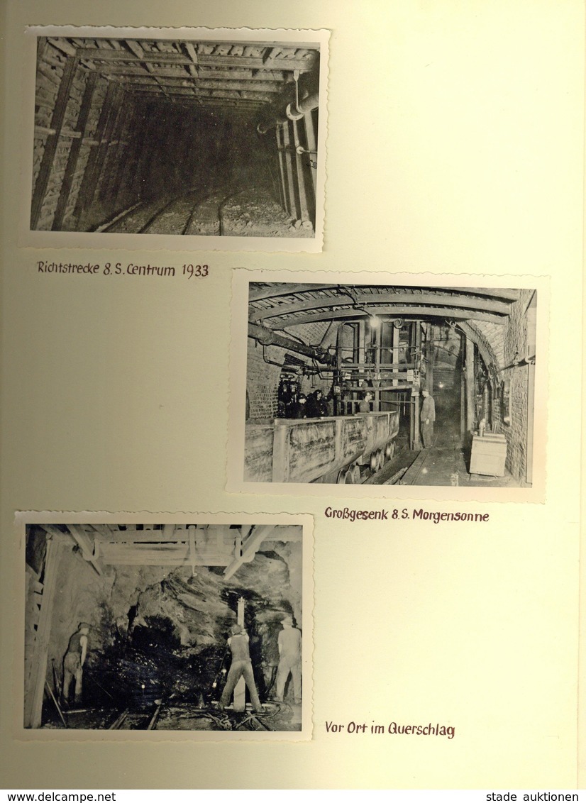 Bergbau Wattenscheid (4630) Erinnerungsalbum Cetrum Morgensonne Bergwerksdirektor Dr. Ing. H. Müller Mit über 60 Fotos I - Miniere