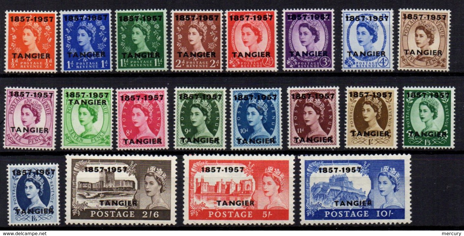 TANGER - Série Centenaire De L'office Brittanique - Postämter In Marokko/Tanger (...-1958)
