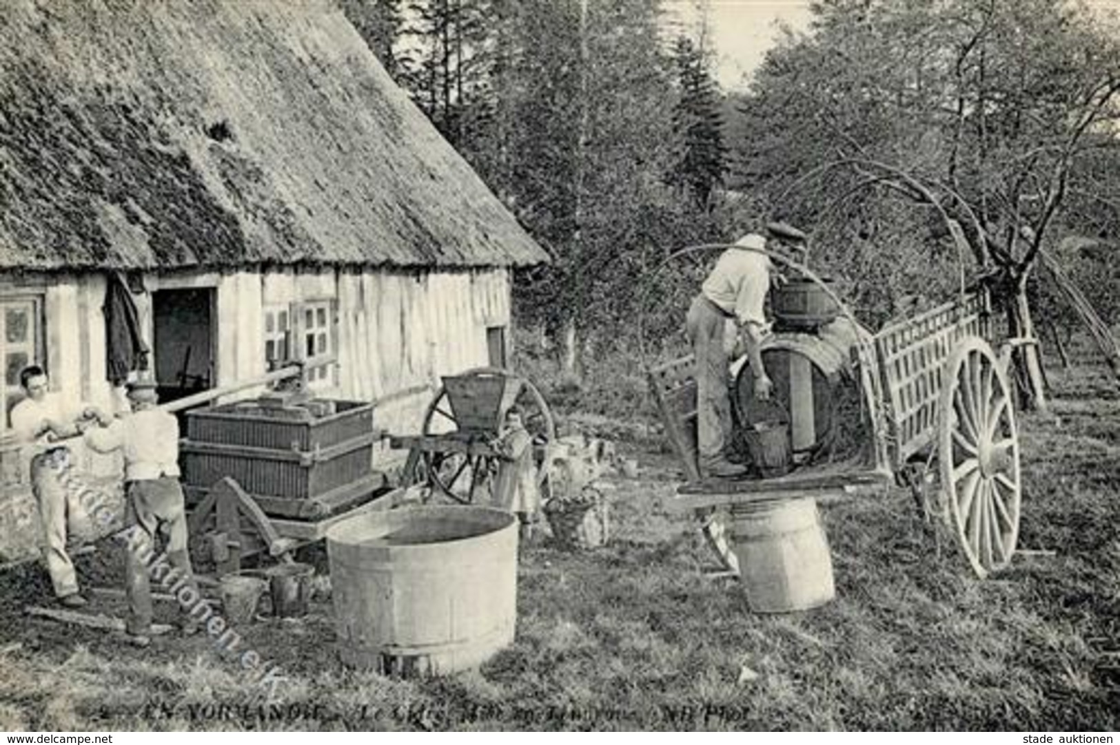 Landwirtschaft Herstellung Von Cidre Normandie I-II Paysans - Esposizioni