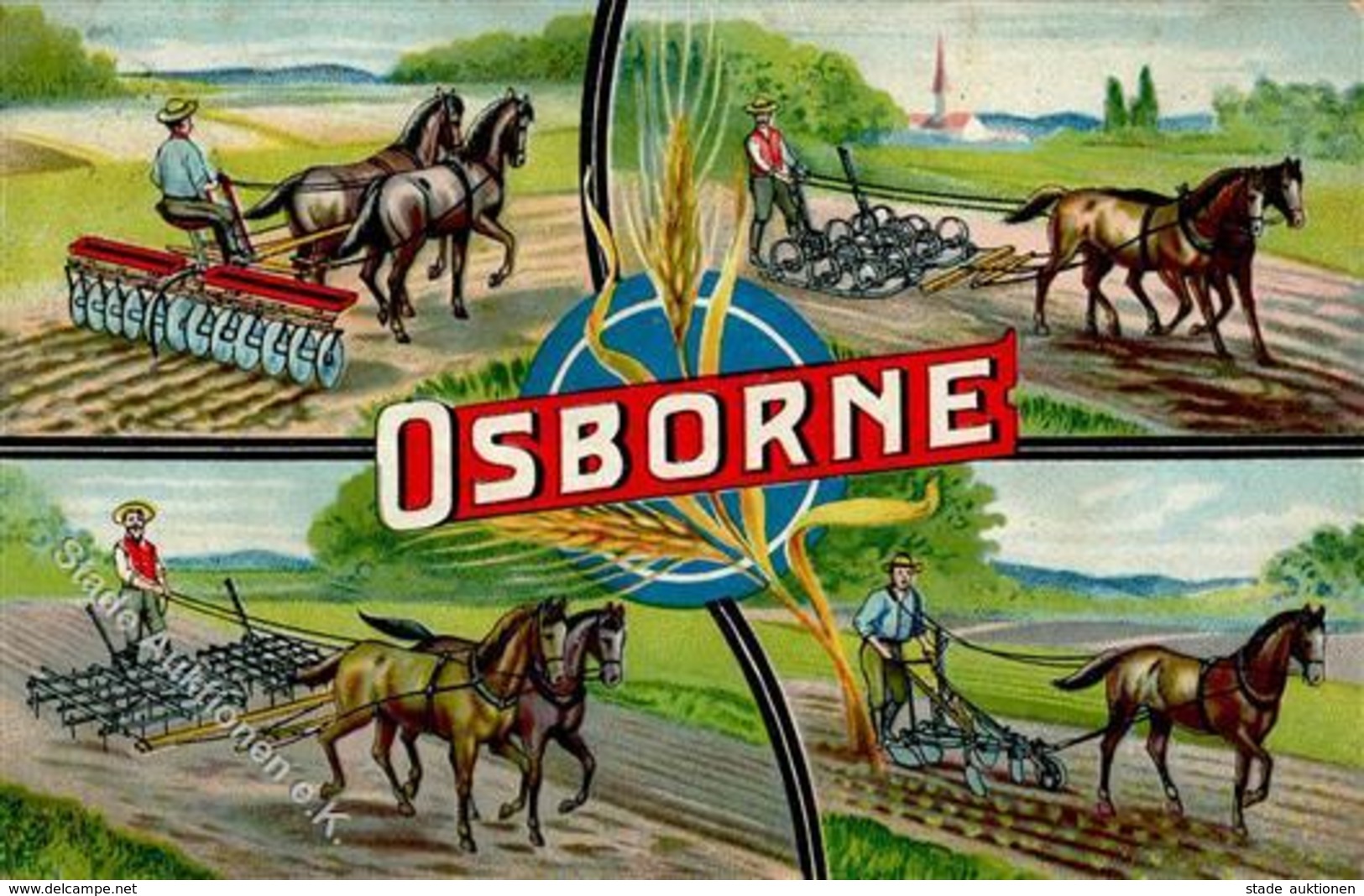 Landwirtschaft Maschine Osborne 1910 I-II (Stauchung) Paysans - Esposizioni