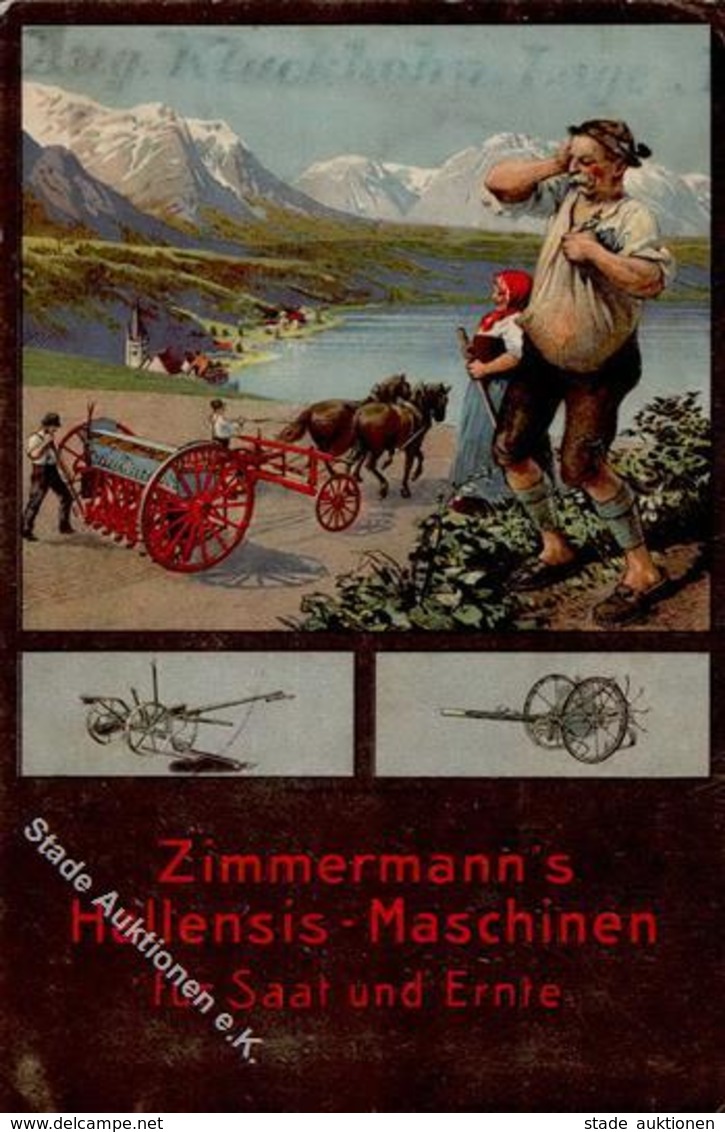 Landwirtschaft Saat Und Erntemaschinen Zimmermann I-II (Marke Entfernt) Paysans - Esposizioni