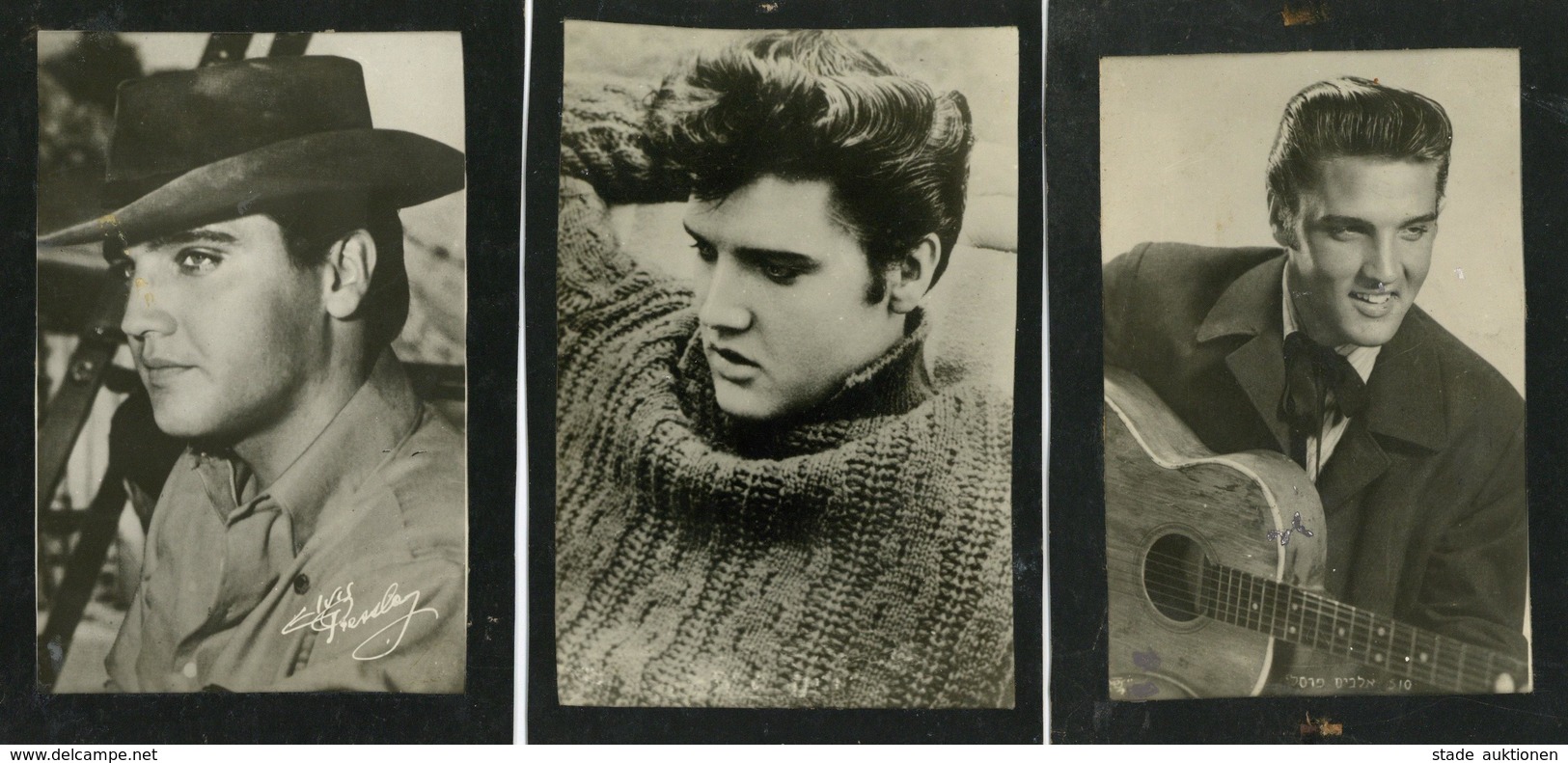 Schauspieler Sänger Elvis Presley Lot Mit 9 Foto-Karten II - Attori