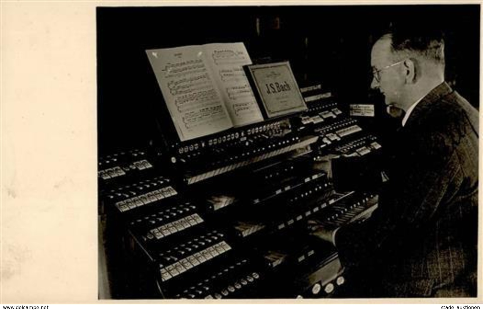 Musik Orgel Prof. Sauer Mit Unterschrift Foto AK I-II - Ohne Zuordnung