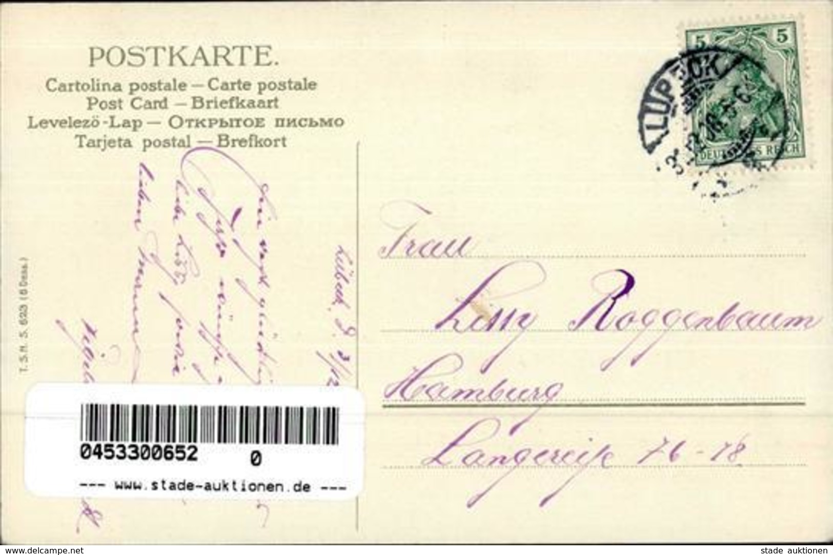 Lebkuchen Kind Neujahr  1908 I-II Bonne Annee - Altri & Non Classificati