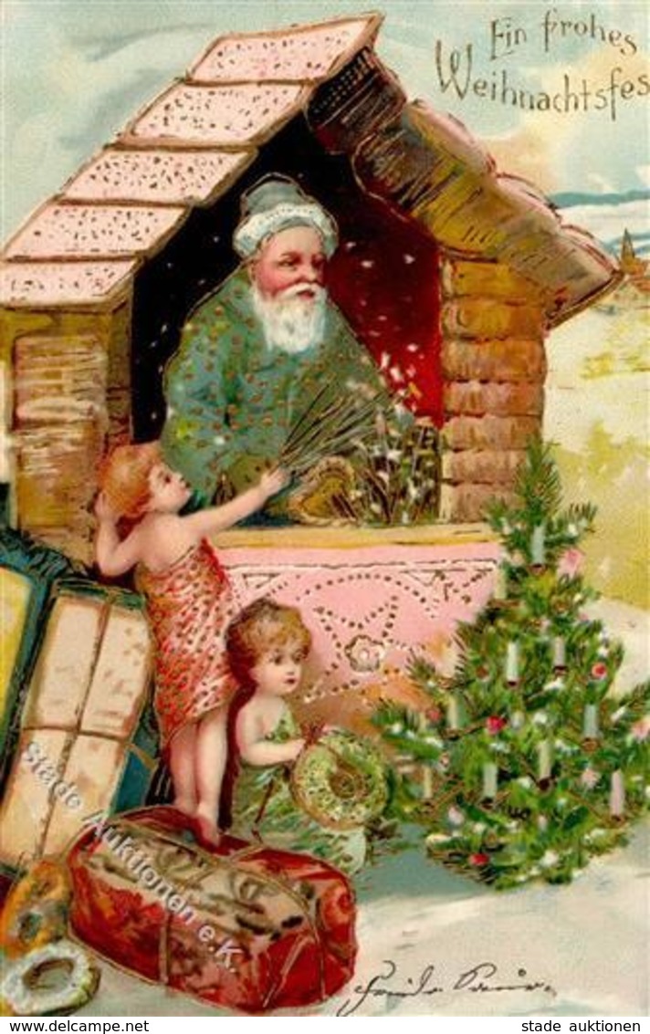 Weihnachtsmann Kinder  Prägedruck 1905 I-II Pere Noel - Santa Claus