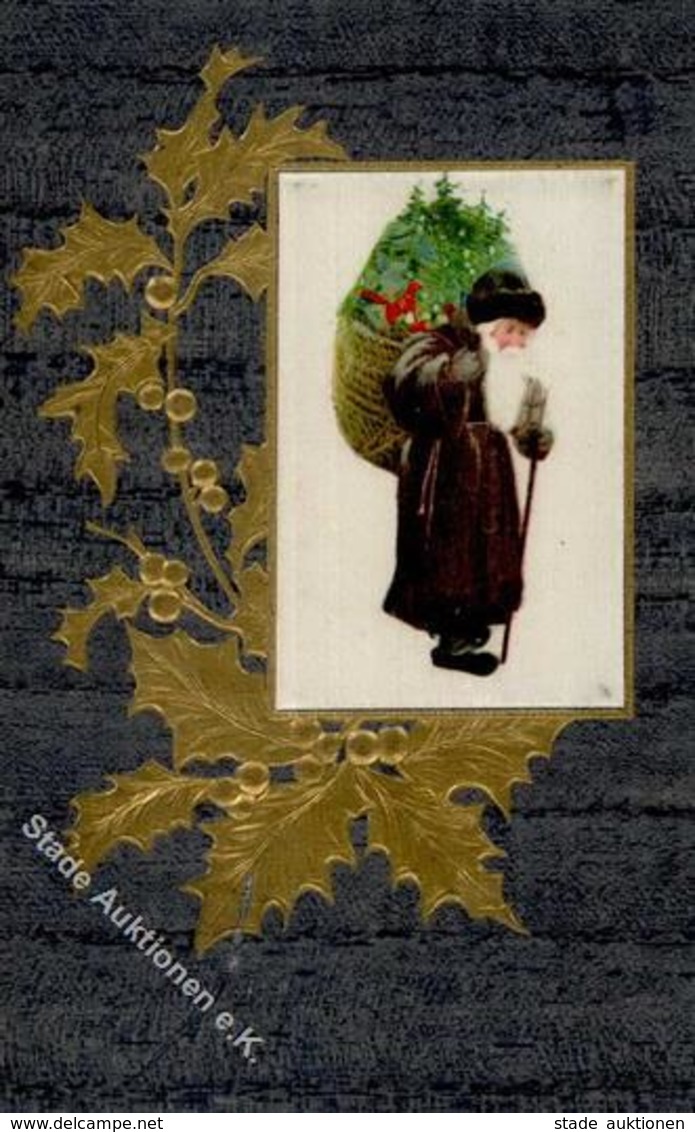 Weihnachtsmann Prägedruck 1907 I-II Pere Noel - Santa Claus