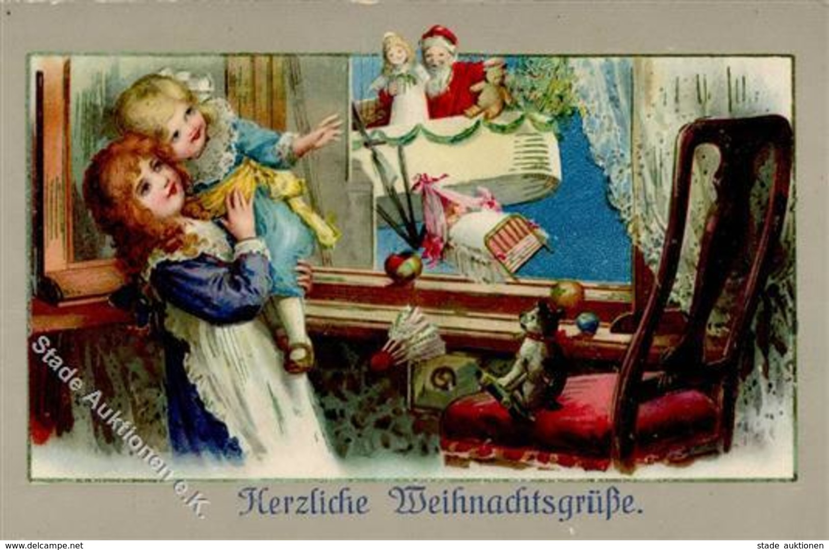 Weihnachtsmann Puppe Kinder I-II Pere Noel - Santa Claus