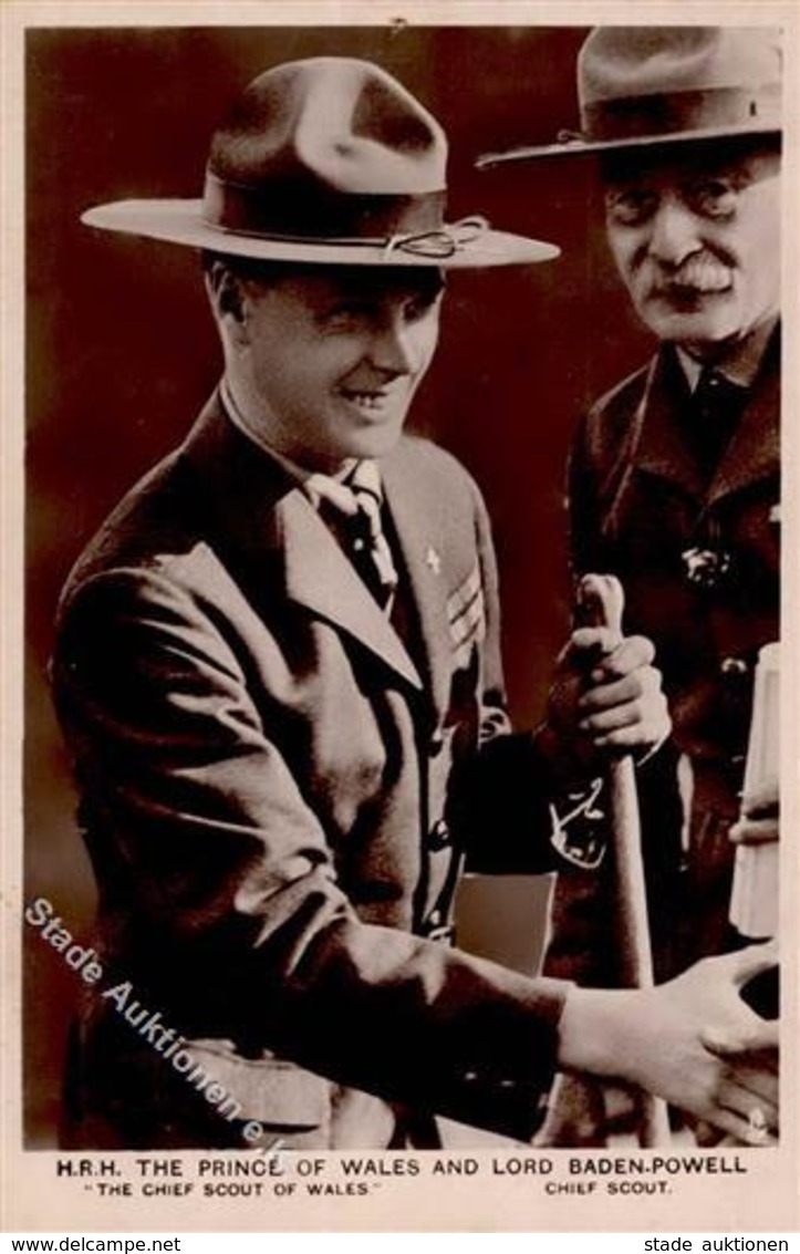 Adel England The Prince Of Wales And Lord Baden-Powell I-II - Case Reali