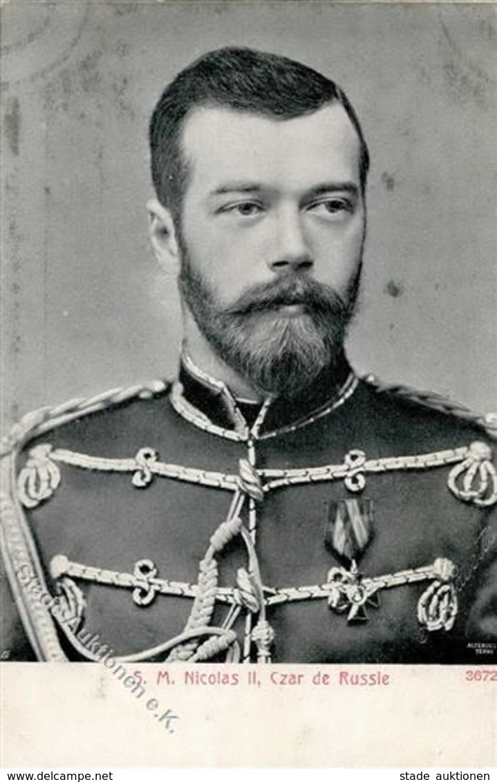 Adel Russland Zar Nicholas II. I-II (fleckig) - Storia