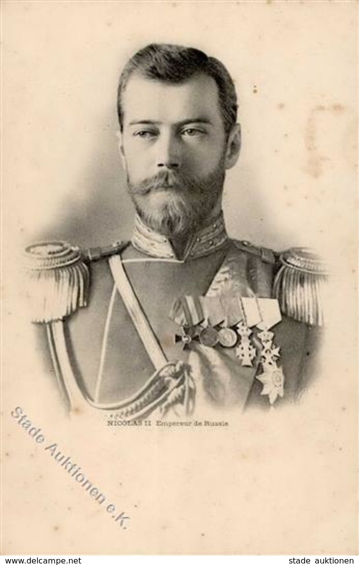 Adel Russland Zar Nicolas II I-II (fleckig) - Storia