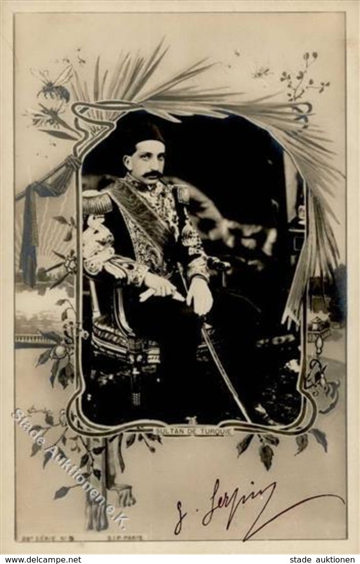 Adel Türkei Abdühamid II. Foto AK 1901 I-II - Storia