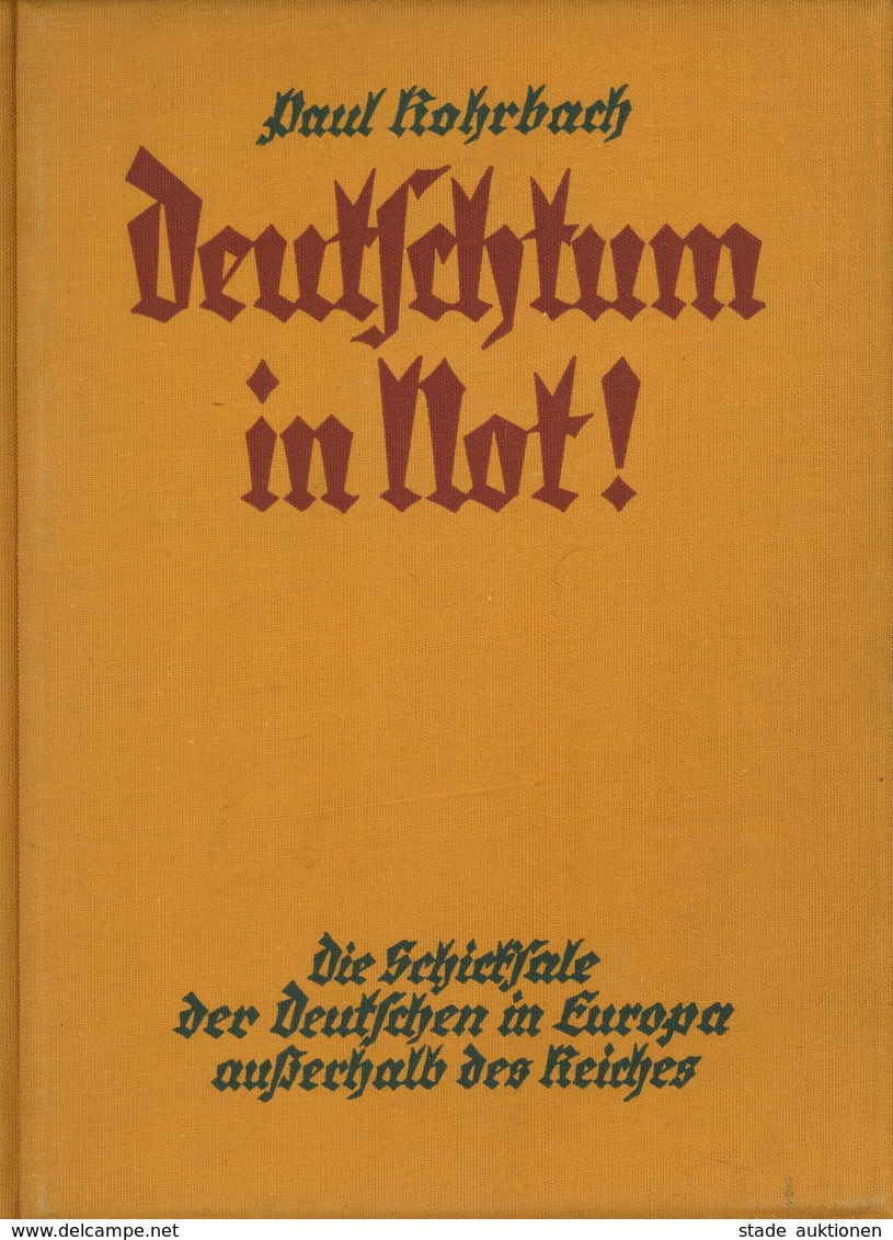 Buch Politik Deutschtum In Not Rohrbach, Paul Verlagsbuchhandlung Wilhelm Schille & Co. 416 Seiten Sehr Viele Abbildunge - Eventi