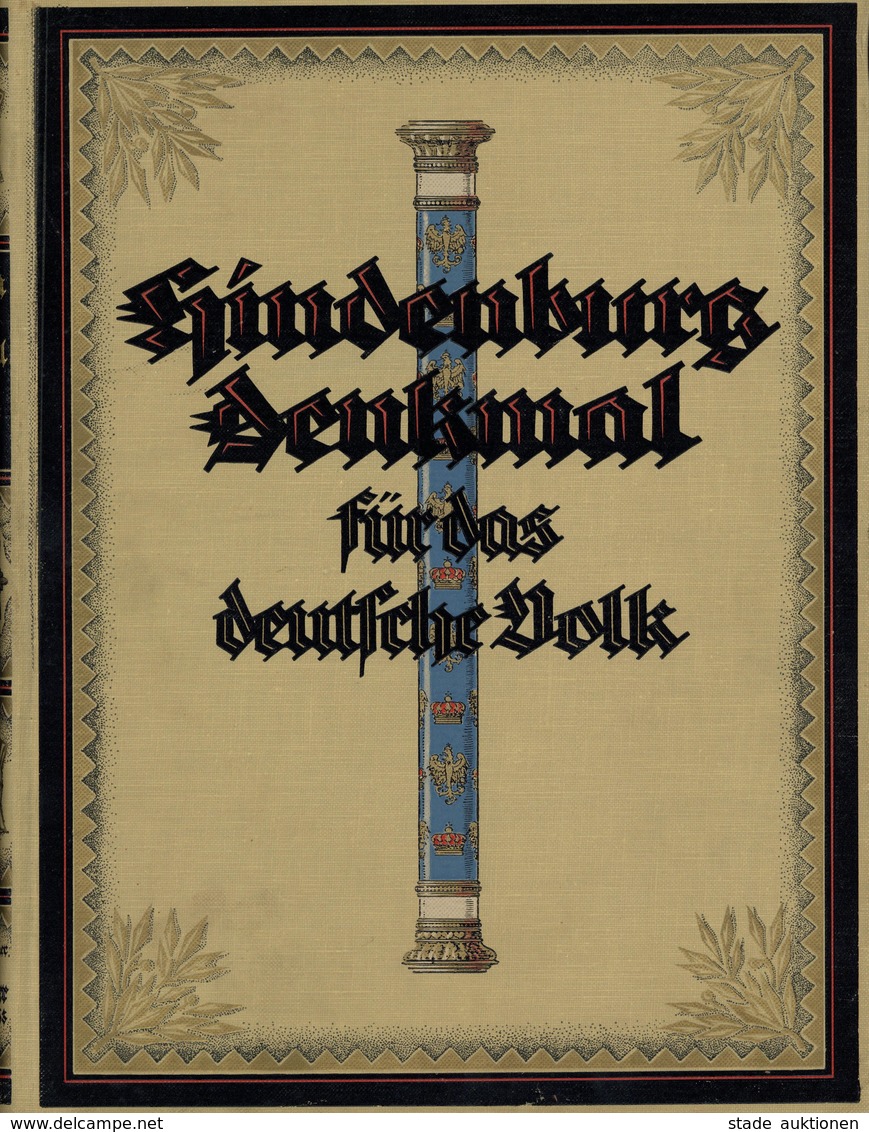 Buch Politik Hindenburg Denkmal Für Das Deutsche Volk Hrsg. Lindenberg, Paul 1924 Vaterländischer Verlag 411 Seiten Sehr - Eventi