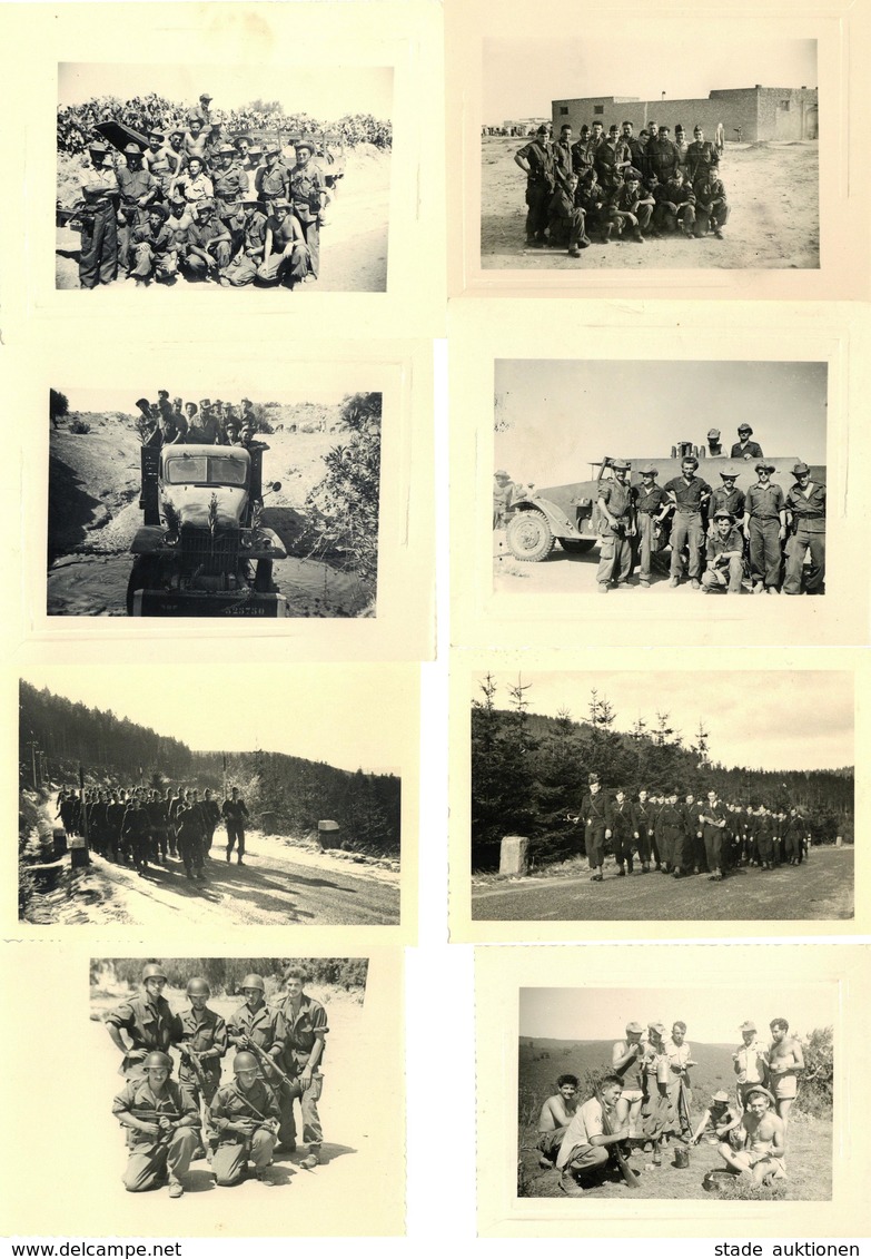 Militär Fremdenlegion Nord Afrika 50'er Jahre Lot Mit über 40 Fotos Meist 10 X 8 Cm I-II - Altri & Non Classificati